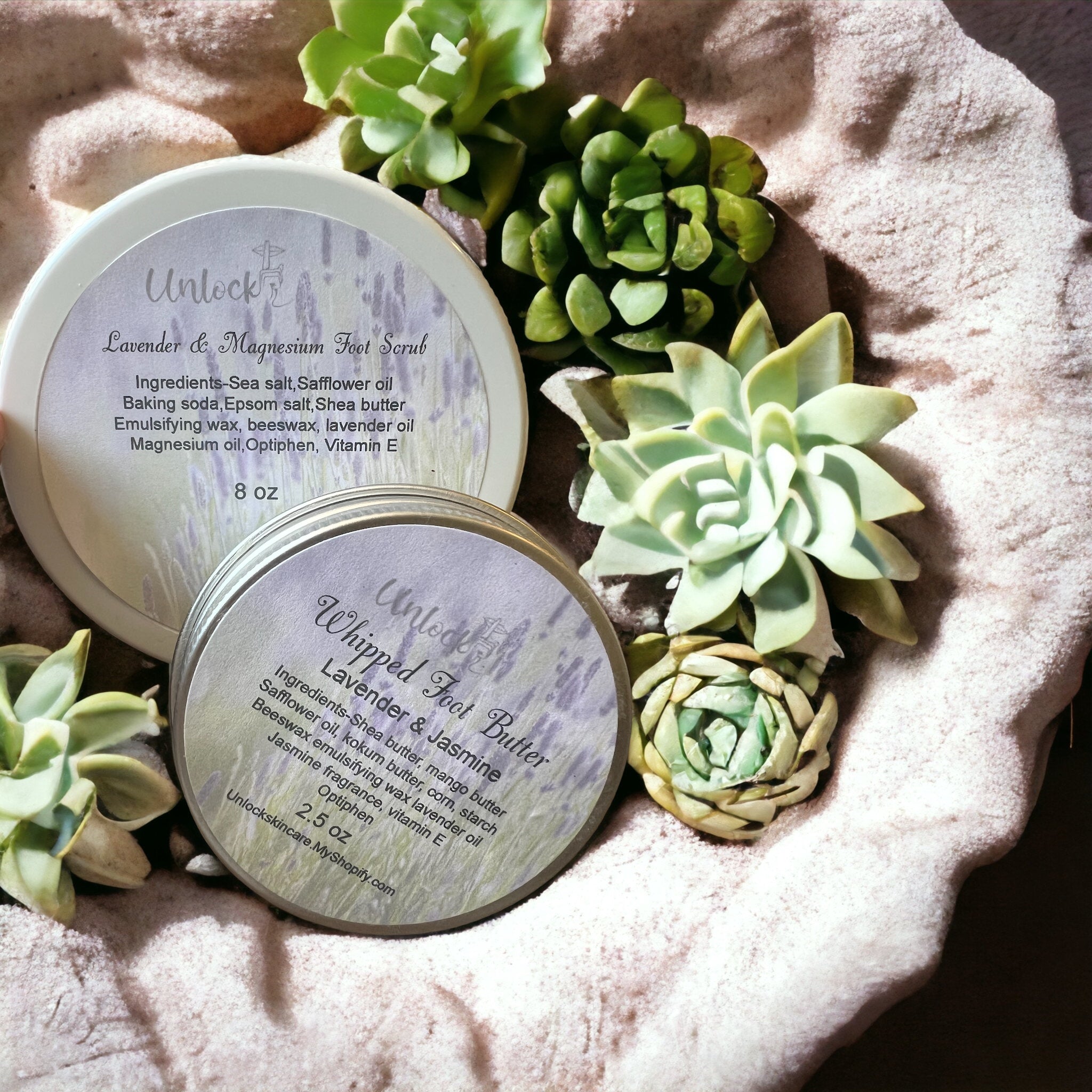 Lavender & Magnesium pamper foot  set